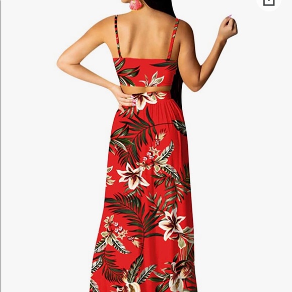 Floral tropical two piece - Picture 2 of 4